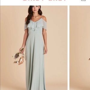 Birdy grey sage green bridesmaid dress!